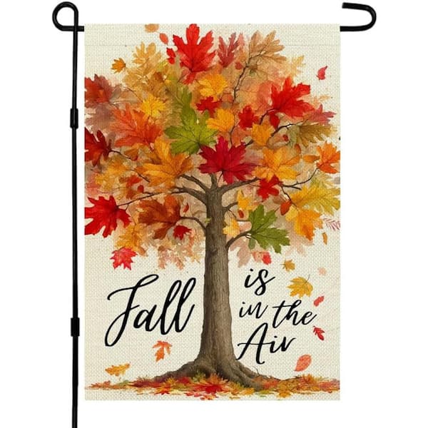 Dyiom Fall Garden Flag,12 in x 18 in