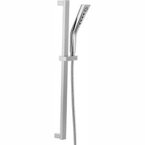 3-Spray Patterns 1.75 GPM 1.81 in. Wall Mount Handheld Shower Head with H2Okinetic in Chrome