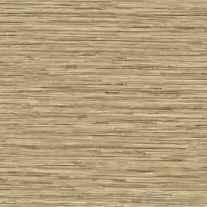 Tiki Texture Faux Grasscloth Twine Vinyl Peel and Stick Wallpaper Roll ( Covers 30.75 sq. ft. )
