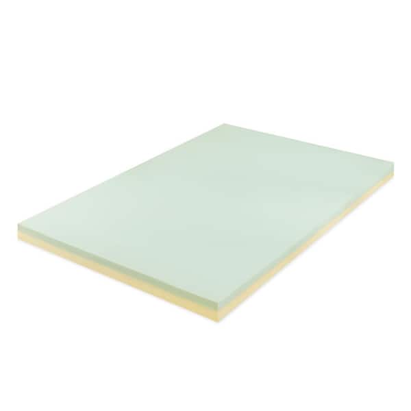 Zinus 3 in. Medium No Pocket Memory Foam Queen Mattress Topper