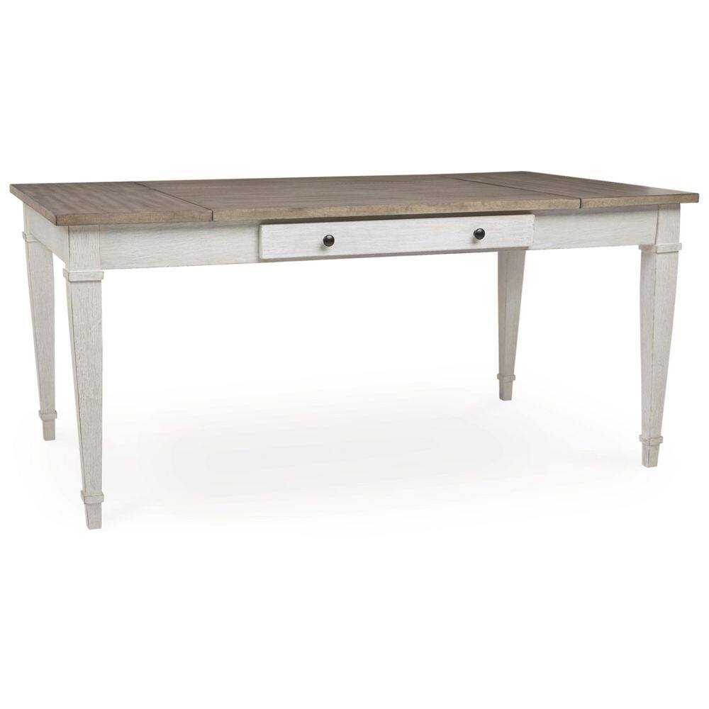 Skempton Farmhouse Rectangular Dining Table with Storage