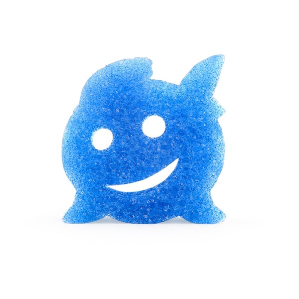 Special Edition Blue Shark Scratch-Free Sponge (1-Count)