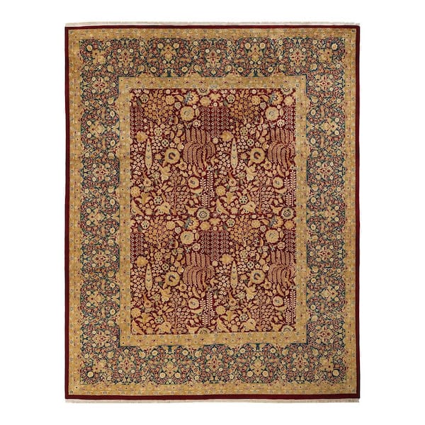 Mogul Red 8 ft. x 10 ft. Oriental Wool Indoor Area Rug