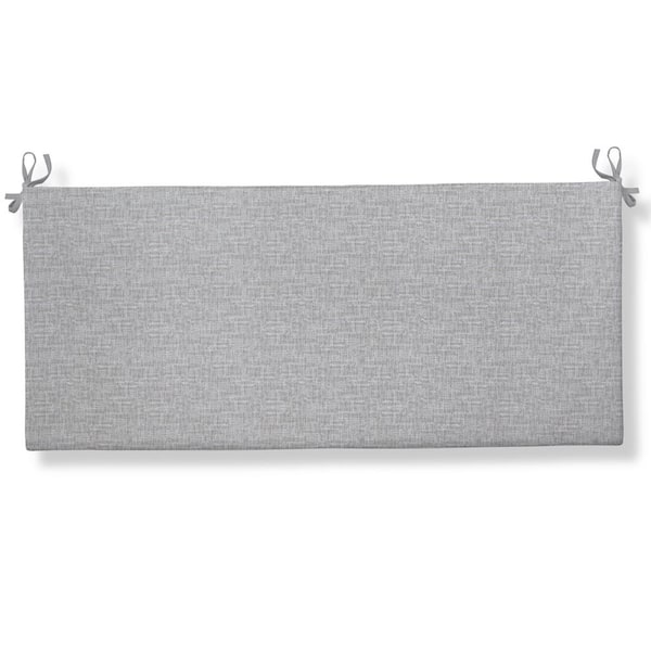 Grouchy Goose Portico Rectangular Bench/Porch Swing Cushion in Grey