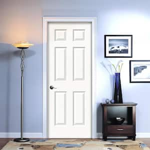 30 in. x 80 in. Colonist Primed Right-Hand Textured Molded Composite MDF Single Prehung Interior Door