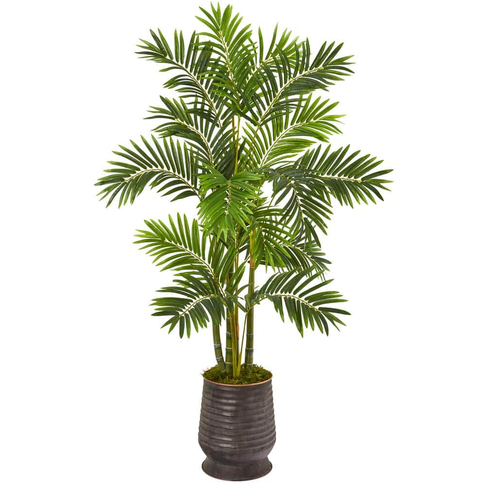 nearly-natural-indoor-63-in-areca-palm-artificial-tree-in-ribbed-metal