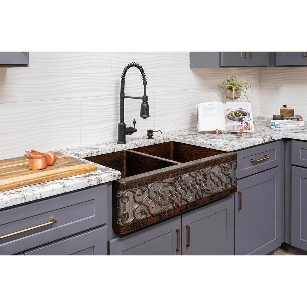https://images.thdstatic.com/productImages/fa539198-6a01-425a-83f7-2bb1e109c3d3/svn/oil-rubbed-bronze-and-nickel-premier-copper-products-drop-in-kitchen-sinks-ksp3-ka50db33229s-nb-64_1000.jpg