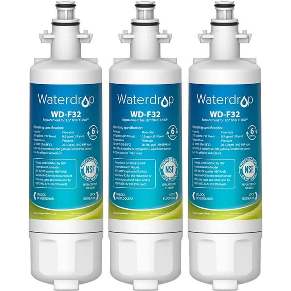 Waterdrop WDLT700P3, Replacement for LG LT700P Refrigerator Water