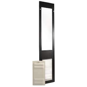 6 in. x 11 in. Thermo Panel 3e Fits Patio Door 74.75 in. x 77.75 in. Tall in Bronze Frame