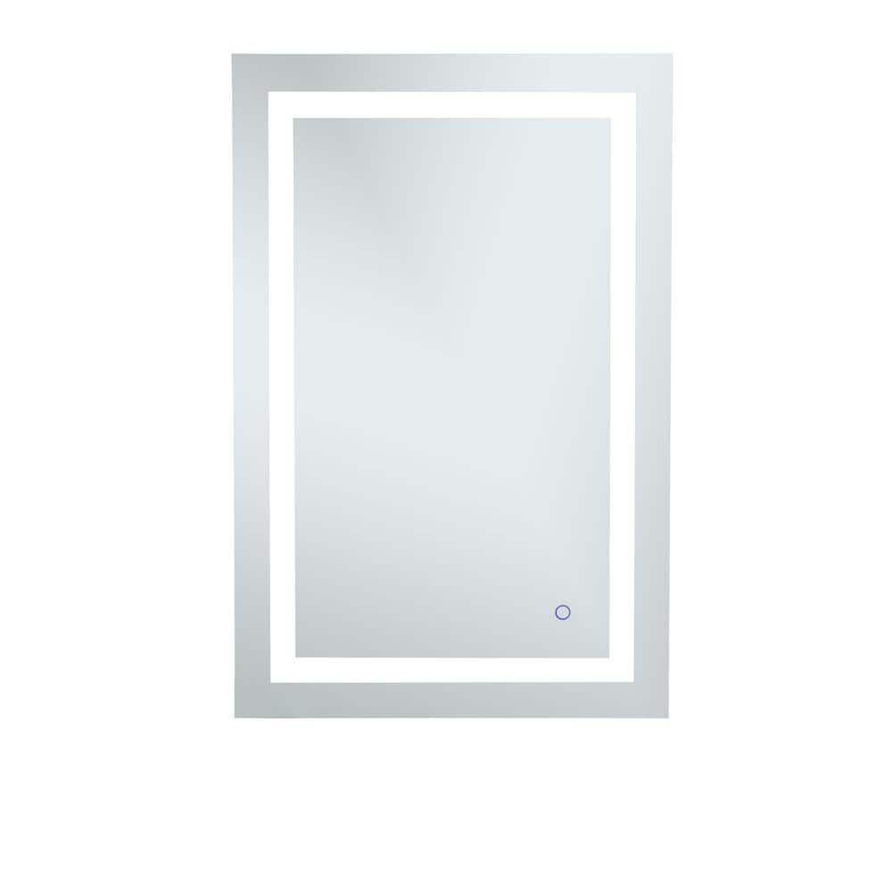 Timeless 24 in. W x 36 in. H Framed Rectangular LED Light Bathroom Vanity M