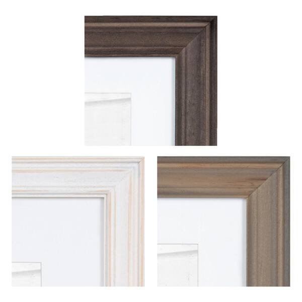 Kate and Laurel Multi/Gray Wood Picture Frame (4-in x 6-in) in the Picture  Frames department at