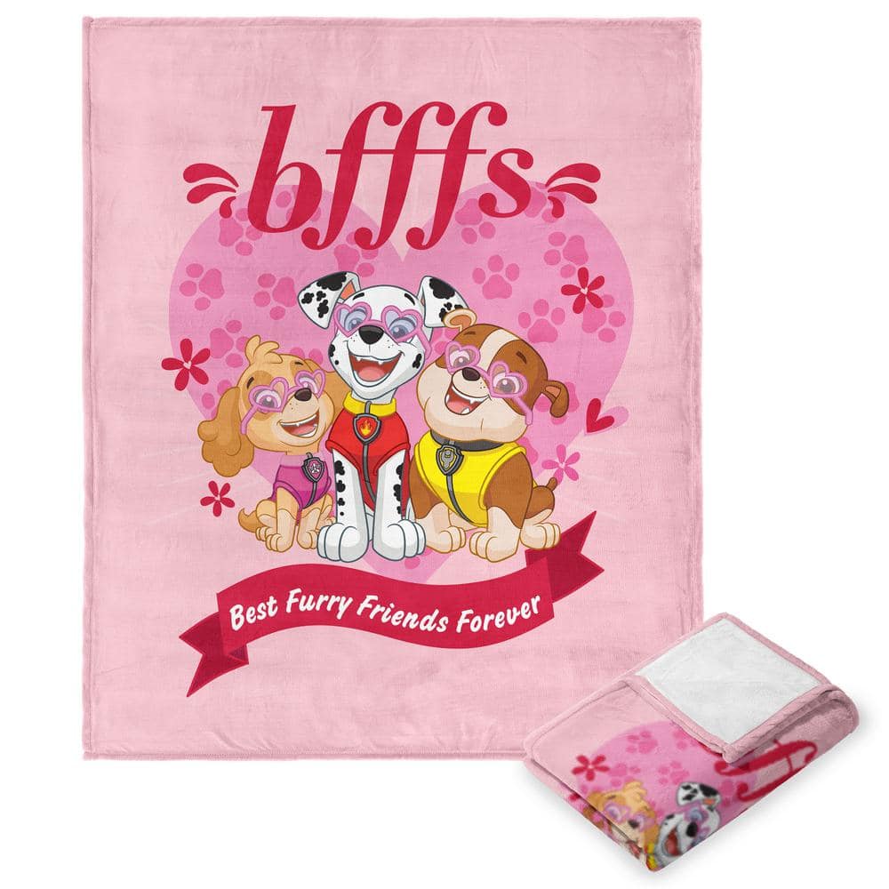 THE NORTHWEST GROUP Nickelodeon Paw Patrol Bfffs Silk Touch Throw  1PAW236000001OOF - The Home Depot