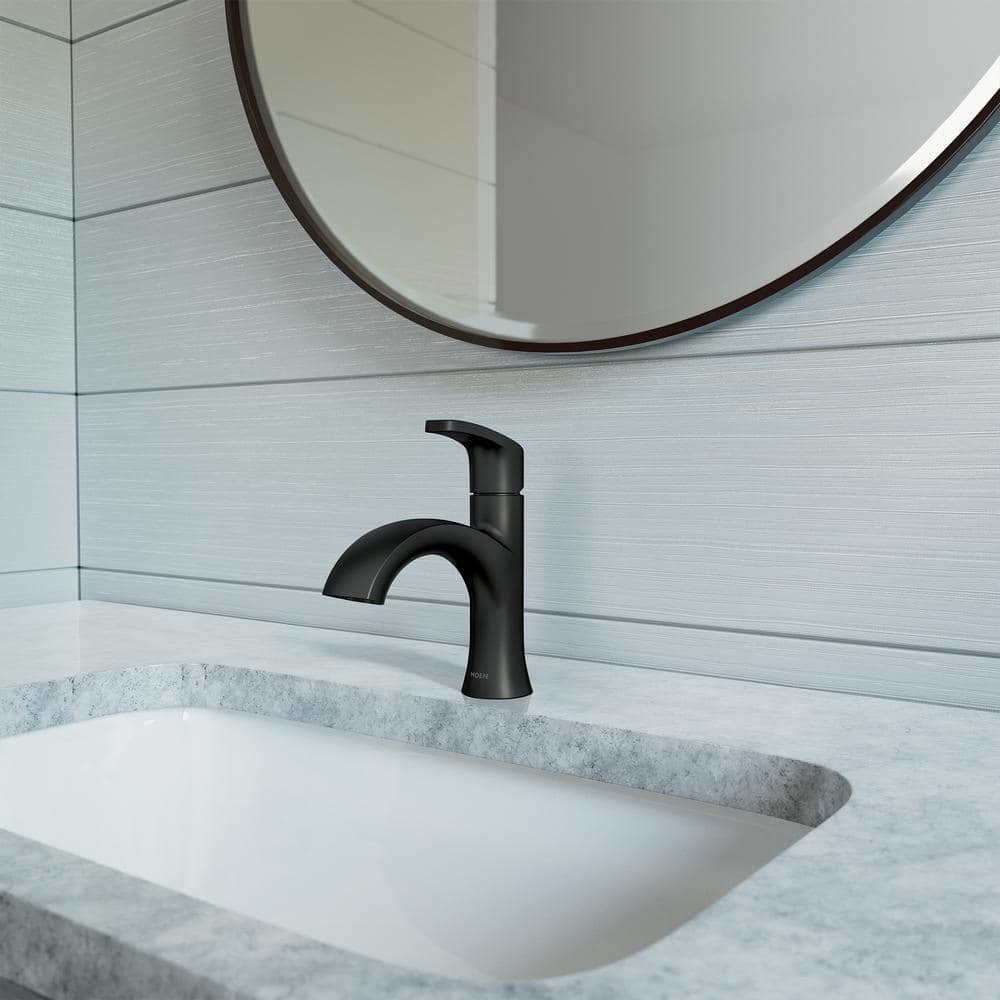 Karis Matte Black Single Handle Bathroom Faucet