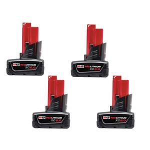 milwaukee m12 battery 6ah