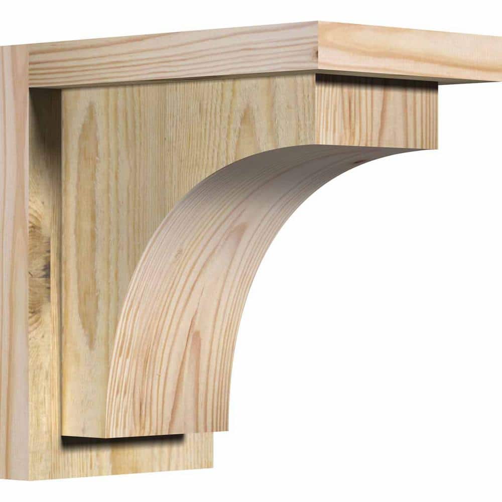 Ekena Millwork 6 in. x 10 in. x 10 in. Huntington Rough Sawn Douglas