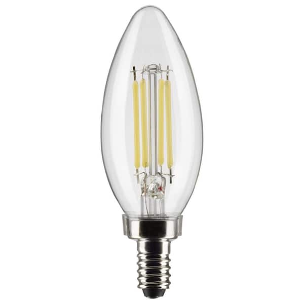 60-Watt Equivalent B11 Candelabra Base Dimmable Vintage LED Light Bulb 2700K Warm White (6-Pack)