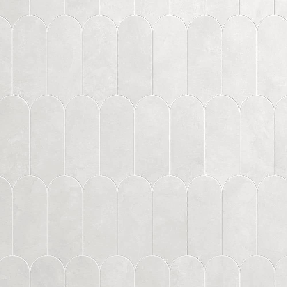 Scale White 3 in. x 8.5 in. Matte Rectangle Ceramic Wall Tile (5.70 sq. ft./Case) price history on PriceWatchPro