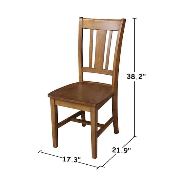 wooden dining chair dimensions