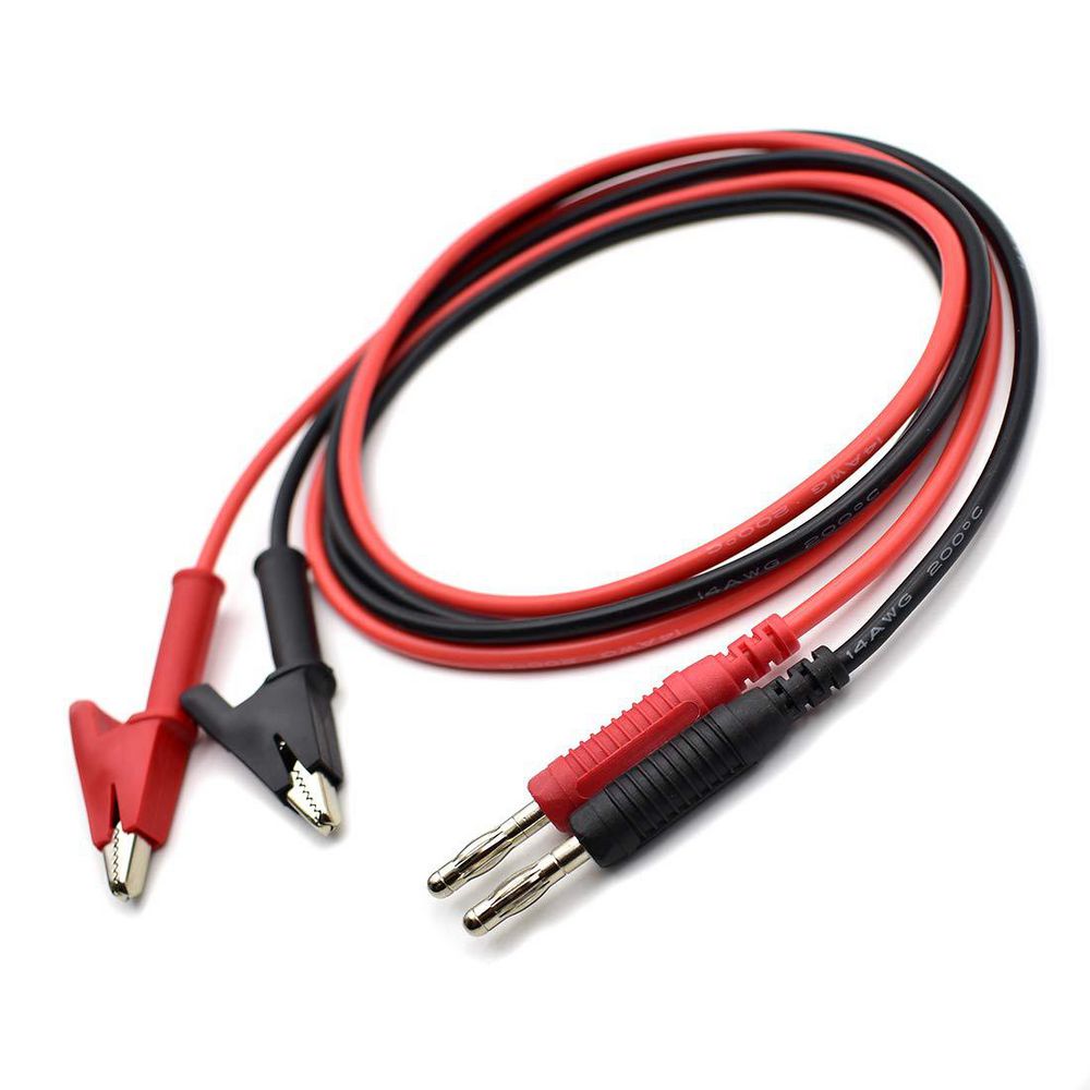 DollaTek 2Pcs 15A Spina A Banana Da 4 Alla Linea Del Cavo Della Sonda Di Prova Del Orsetto A - Foto 10