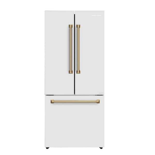 Hamilton Beach 17.7 cu. ft. French Door Refrigerator in White with