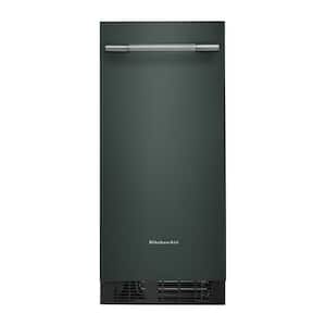 KitchenAid 18 in. 35 lb. Full Size Cubes Built-In Ice Maker in ...