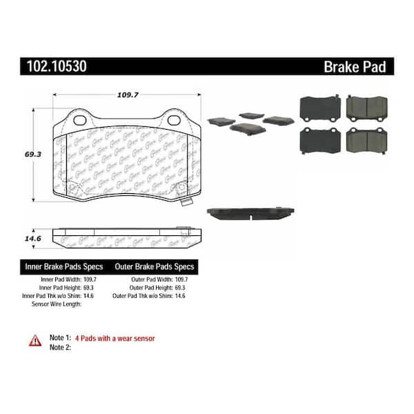 Centric Parts Disc Brake Pad Set
