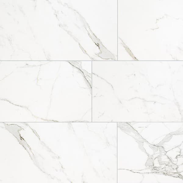 MSI Regallo Calacatta Isla 12 in. x 24 in. Matte Porcelain Stone Look Floor and Wall Tile (13.56 sq. ft./Case)