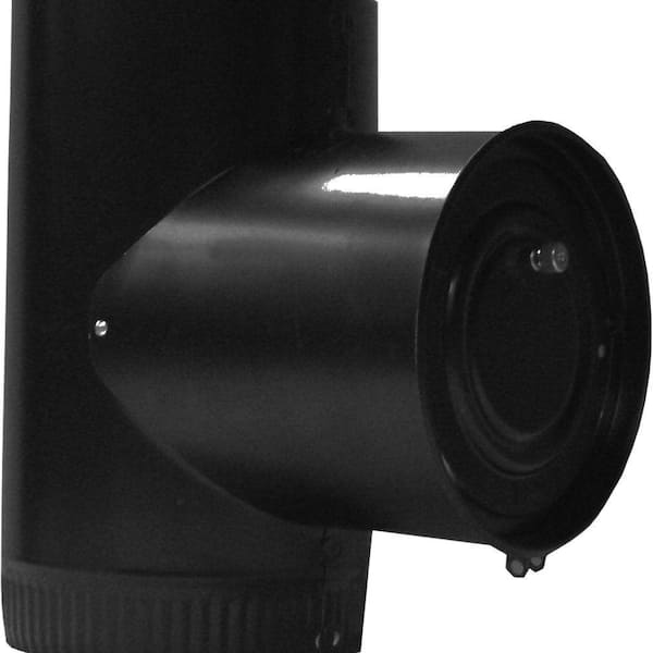 DuraVent DuraBlack 6 in. Single-Wall Chimney Stove Pipe Adapter 6DBK-AD -  The Home Depot