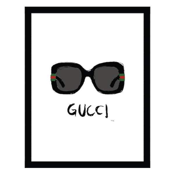 VENICE BEACH Collections Fashion Glam Designer Sunglasses Fairchild Paris 1-Piece Framed Graphic Print Abstract Poster Art Print 18 in. x 14 in.