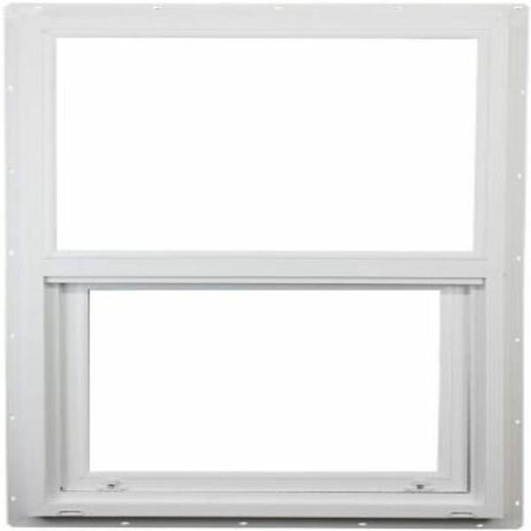 Ply Gem 47 5 In X 59 5 In Classic Series Hp Single Hung White Vinyl Window With Screen Ply Gem Classic The Home Depot