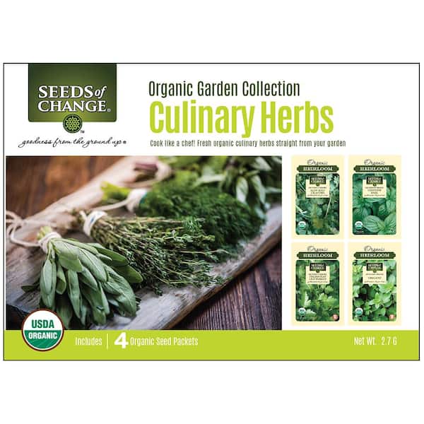 Seeds of Change Organic Culinary Herb Collection (4-Pack)
