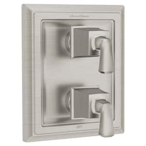 Town Square 2-Handle Wall Mount Diverter Valve Trim Kit in Brushed Nickel (Valve Not Included)