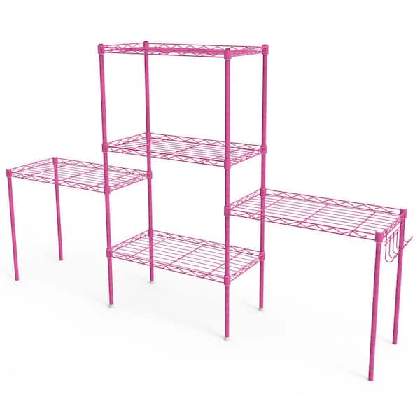 Karl home 5 Tiers Steel Adjustable Garage Storage Shelving Unit in