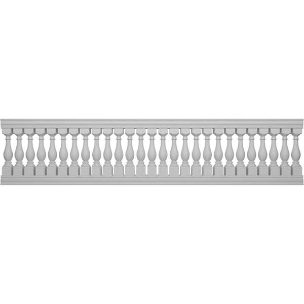 Ekena Millwork Fiberthane Legacy Balustrade 168 in. L x 40 in. H Fiberglass Railing Kit