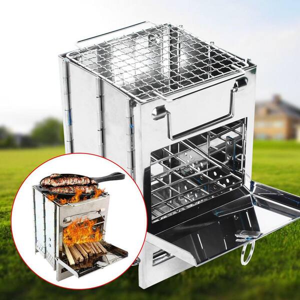 Portable Foldable BBQ Grills Stove Patio Barbecue Charcoal Grill