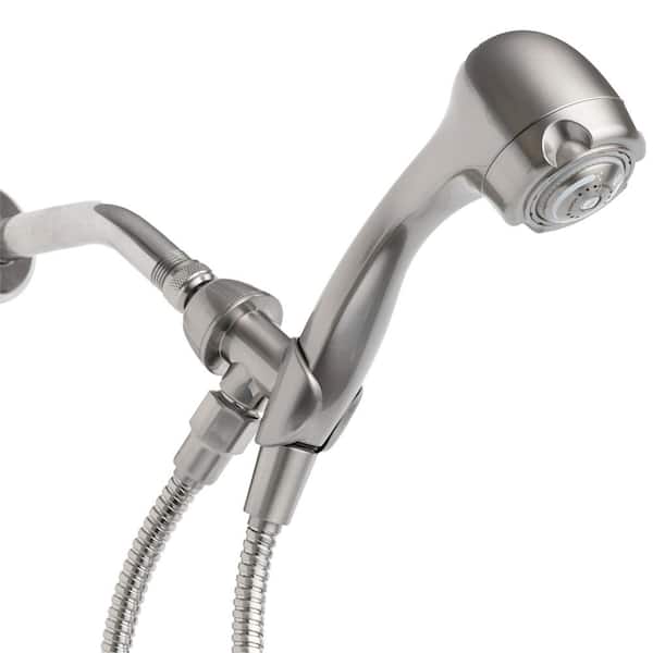 Niagara Conservation Earth Spa 3-Spray with 2 GPM 2.7-in. Wall Mount Handheld Shower Head in Brushed Nickel, (1-Pack)