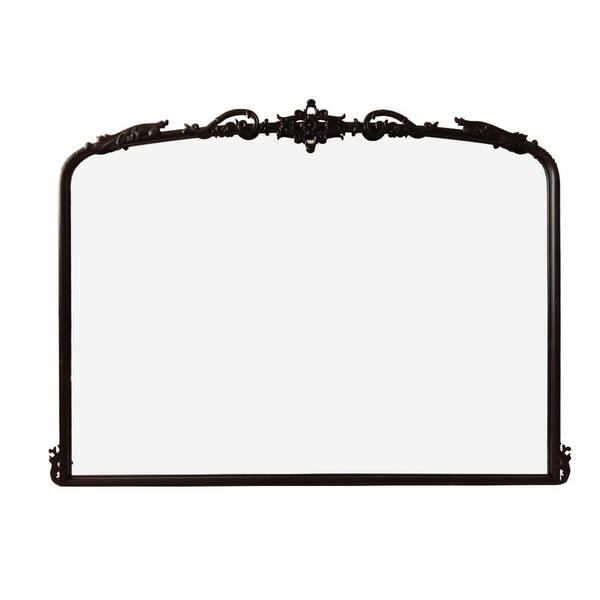 A&E HolmBM 30inch x 40inch Framed Mirror in BlackMatt HolmBM The
