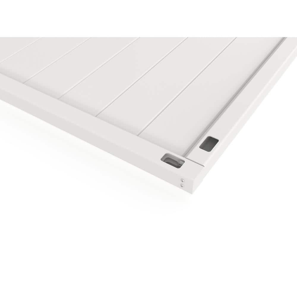 White Vinyl Winter Cover for Liberty Lattice AC Screen