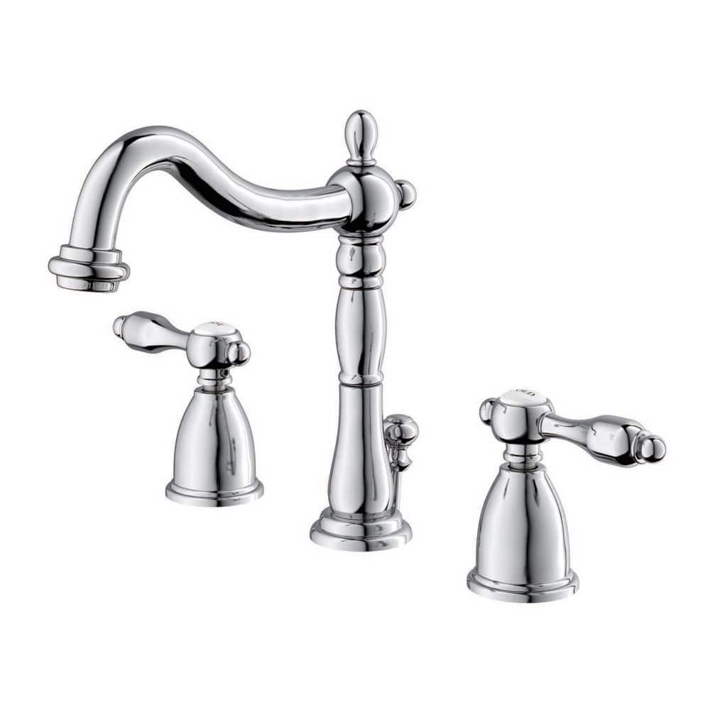 Tudor 8 in. Widespread 2-Handle Bathroom Faucet in Polished Chrome price history on PriceWatchPro