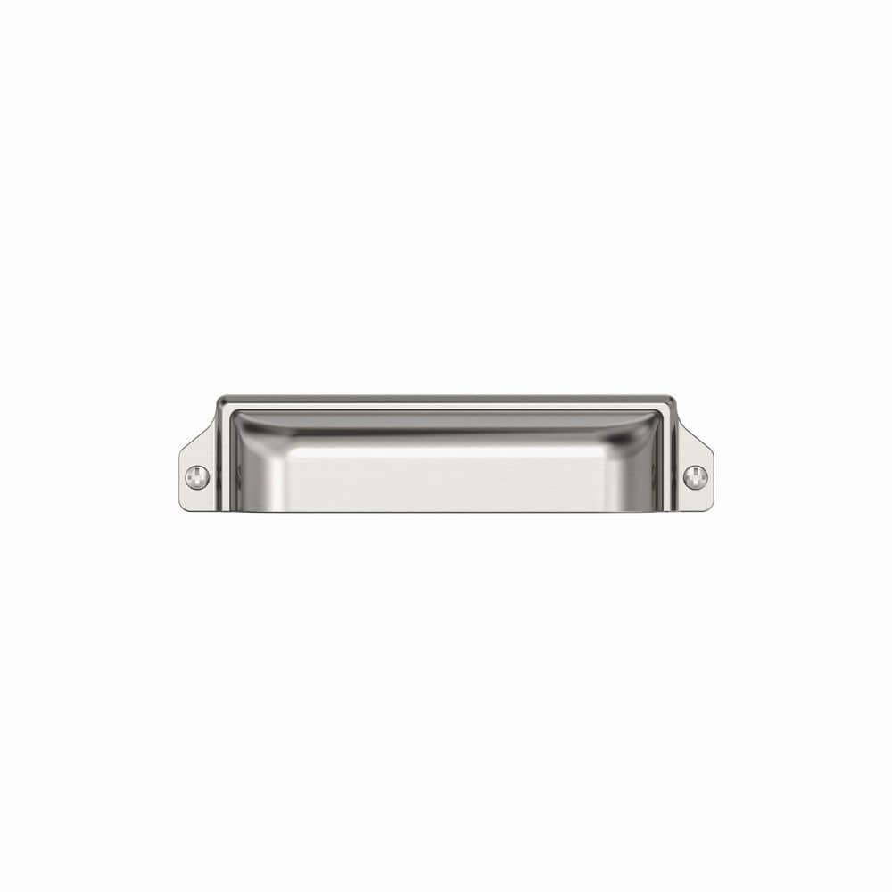10-Pack Bellport 3 in. or 3-3/4 in. (76mm or 96mm) Center-to-Center Classic Satin Nickel Cabinet Drawer Cup Pulls price history on PriceWatchPro