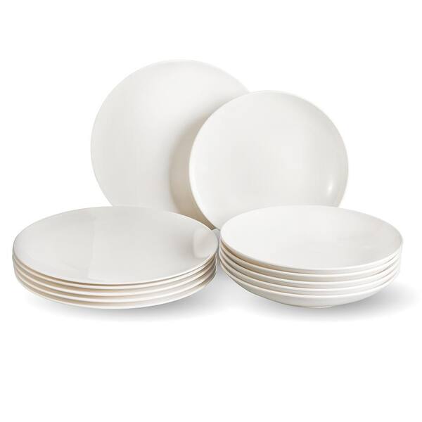 Villeroy & Boch Group Vivo Voice Basic 12-Piece White Dinnerware Set