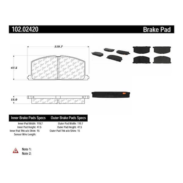 Centric Parts Disc Brake Pad Set