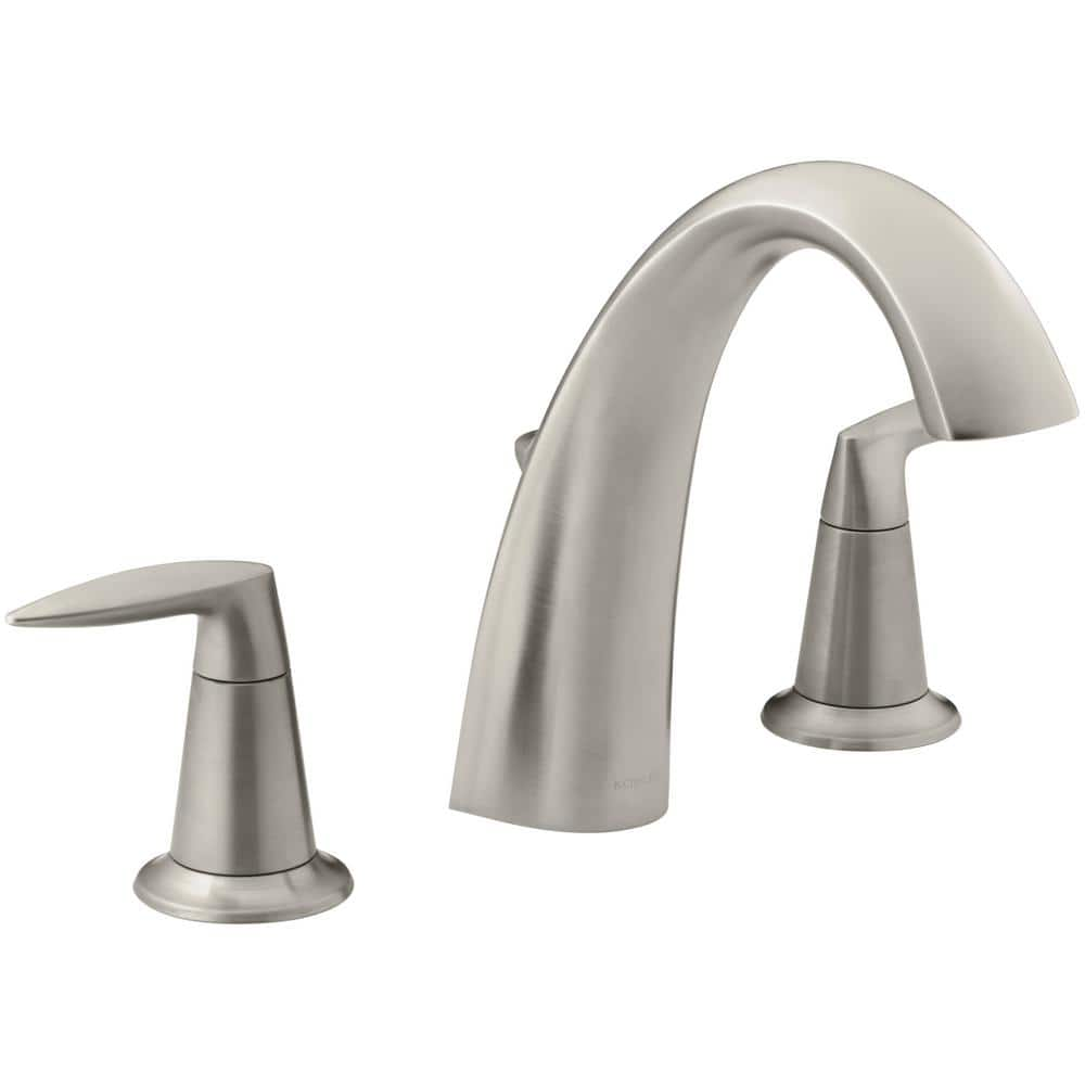 UPC 885612003928 product image for Alteo Deck-Mount 2-Handle Bathroom Faucet Trim Kit with Diverter in Vibrant Brus | upcitemdb.com