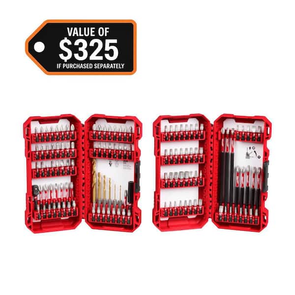 SHOCKWAVE Impact Duty Alloy Steel Screw Driver Bit Set (125-Piece)