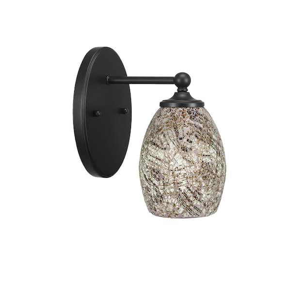 Unbranded Royale 1-Light Matte Black Wall Sconce