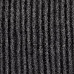 Picket Gray Residential/Commercial 24 in. x 24 in. Peel and Stick Carpet Tile (10 Tiles/Case) (40 sq. ft.)