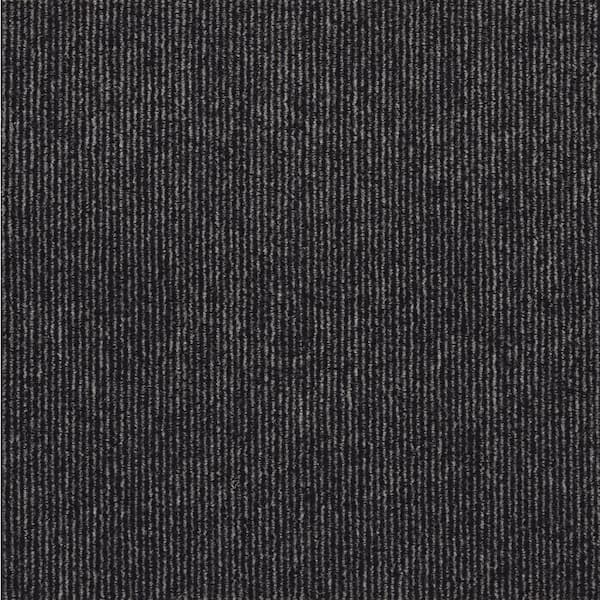 FOSS FLOORS Picket Gray Residential/Commercial 24 in. x 24 in. Peel and Stick Carpet Tile (10 Tiles/Case) (40 sq. ft.)
