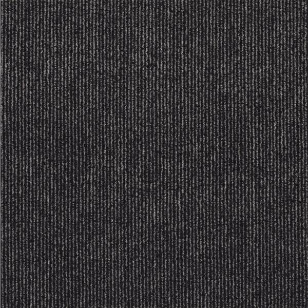 FOSS FLOORS Picket Gray 24 in. x 24 Peel and Stick Carpet Tile (10 Tiles