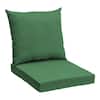 ARDEN 24 x 22 Basics Outdoor Deep Seating Lounge Chair Cushion Set, Moss Green Mila