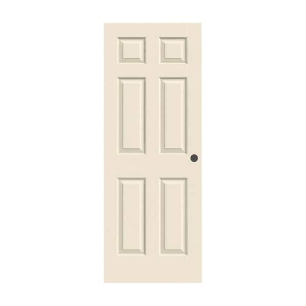 JELD-WEN 26 in. x 80 in. Colonist Primed Textured Molded Composite MDF Interior Door Slab